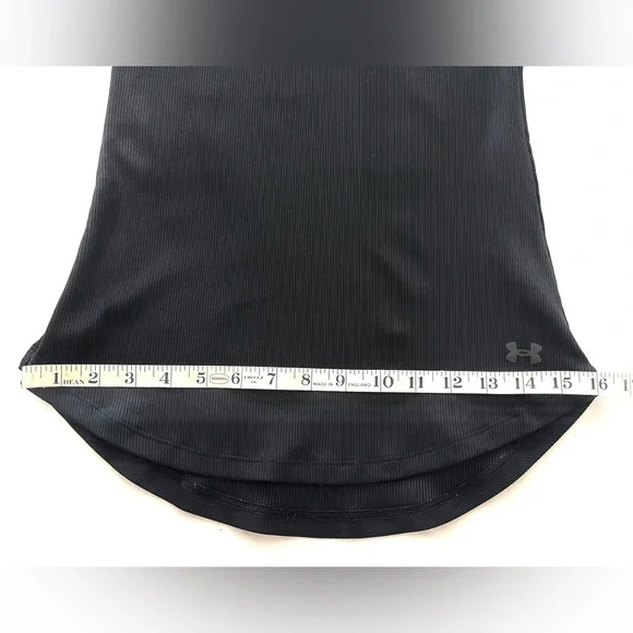 Under Armour Heat Gear Midnight Black Athletic Tank - Picture 9 of 10